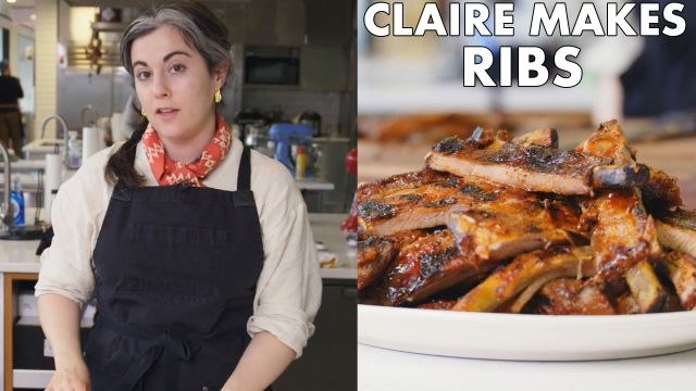Claire Makes Best-Ever Barbecued Ribs