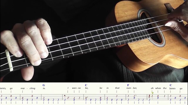 Oh when The Saints-Ukulele (Low G)