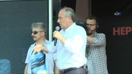 CHP Cumhurbaşkanı Adayı Muharrem İnce Kastamonu'da