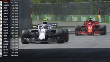Sergey Sirotkin spins & hits the waII in GP Canada 08/06/18