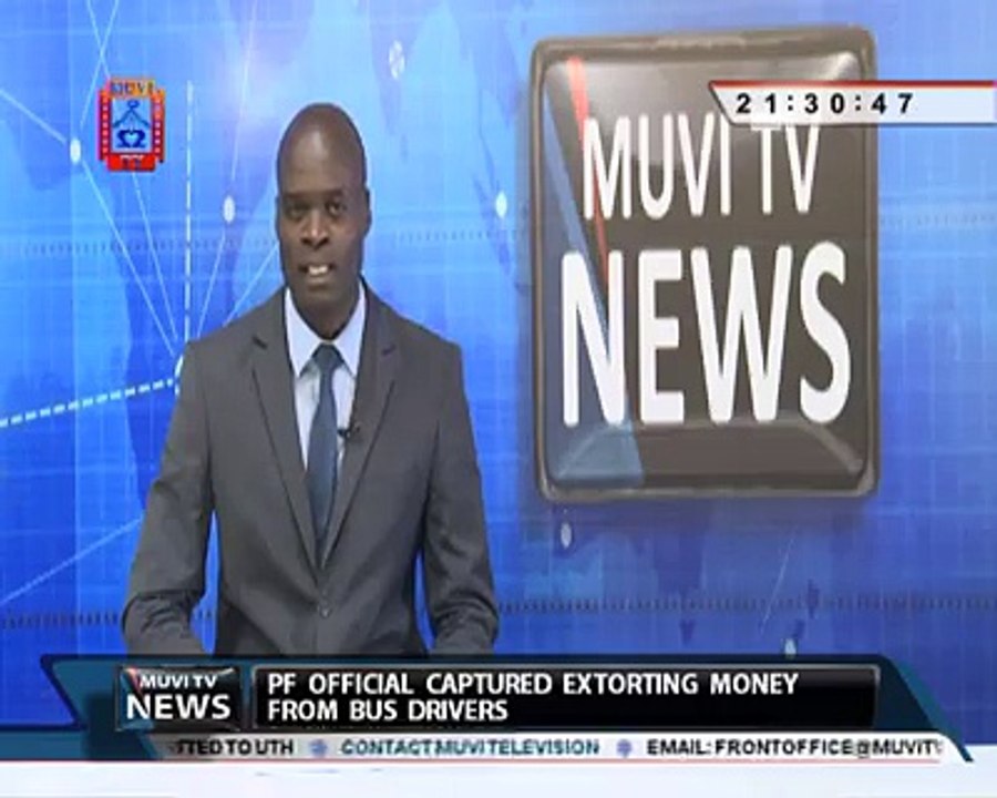 PF OFFICIAL CAPTURED EXTORTING MONEY FROM BUS DRIVERSThe chairman only identified as Kaluba says collecting of money is a directive from the party top leaders