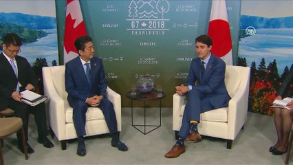Trudeau - Abe görüşmesi - QUEBEC