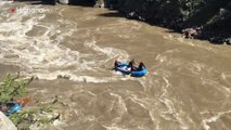 Vea por qué el rafting no es cosa para niños ni para quienes temen al agua