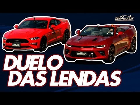 CAMARO OU MUSTANG: QUEM VENCE A BATALHA DOS MUSCLE CARS NA PISTA? - ESPECIAL #188 | ACELERADOS