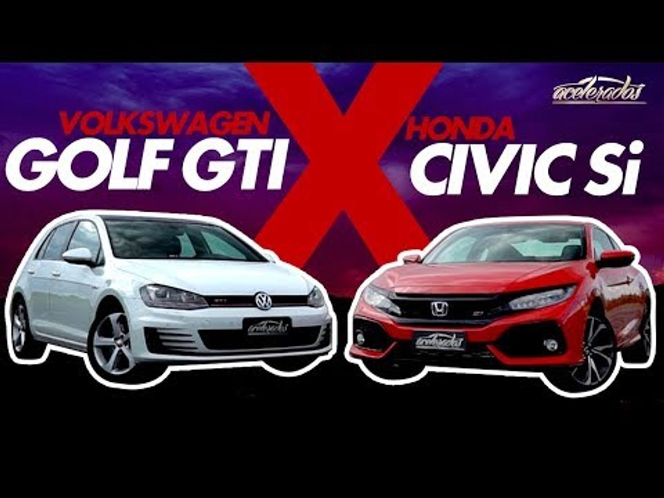 NOVO CIVIC Si x GOLF GTI! QUEM VENCE NA PISTA O DUELO DOS ETERNOS RIVAIS? - ESPECIAL #191