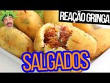 GRINGOS REAGEM A RISOLES, KIBES E MAIS SALGADOS BRASILEIROS