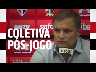 COLETIVA PÓS-JOGO: SPFC 1 X 0 SANTOS | SPFCTV
