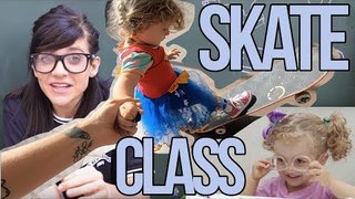 COMO ANDAR DE SKATE, AULA 1 - KAREN JONZ E SKY JONZ