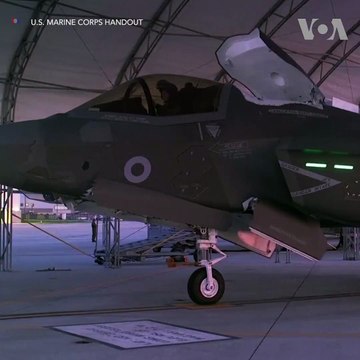 چهار جت جنگی اف-۳۵ ساخت ایالات متحده به پایگاه نظامی نورفولک بریتانیا نشست کرد. این جت ها که با جدیدترین تکنالوژی نظامی مجهز است، از ایالت کارولینای جنوبی امریک