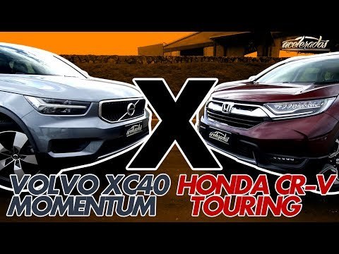 VOLVO XC40 X HONDA CR-V! QUEM VENCE O DUELO DE SUVS? - ESPECIAL #192 | ACELERADOS