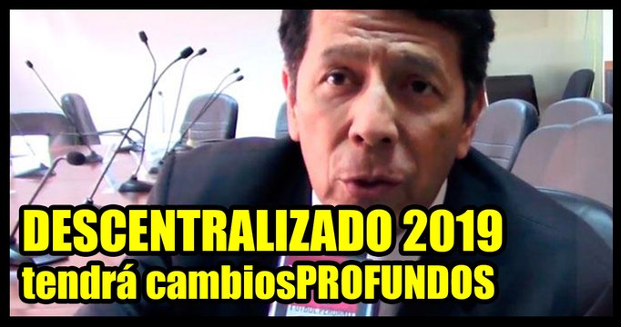 Tito Ordoñez: El Torneo Descentralizado 2019, se hacen porque se necesitan cambios muy profundos