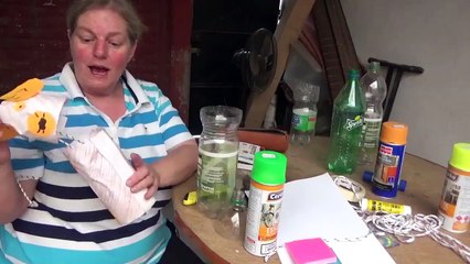 muñecos de botellas