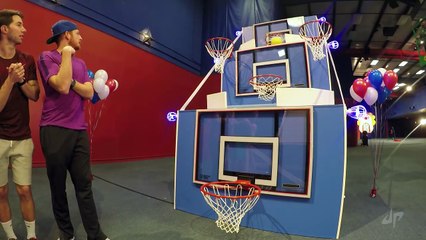 Giant Basketball Arcade Battle _ Dude Perfect