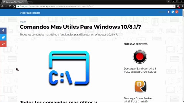 Comandos de la Ventana de Ejecutar Para Windows 10,8.1,8,7 (2018) | Muy Utiles!