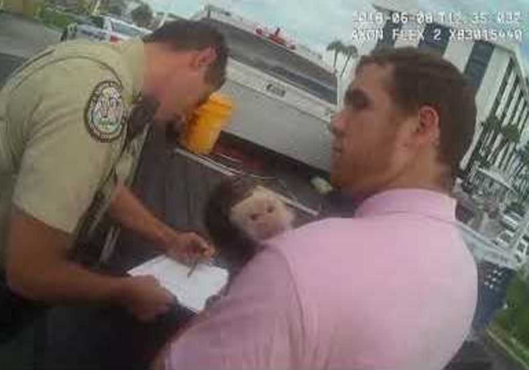 Pet Monkey Clings to Auto Theft Suspect During Arrest