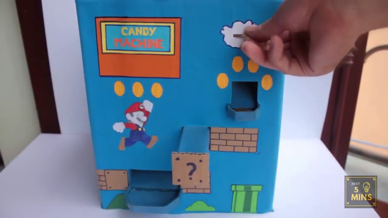 Amazing Homemade Inventions DIY Candy Machine From Cardboard