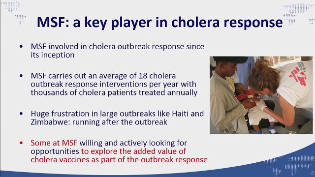 Francisco Luquero - Oral cholera vaccines: transforming old products into new solutions for neglected populations