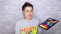 doing my makeup using only art supplies