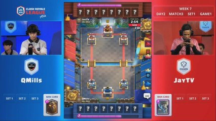 [Match 3] OGN ENTUS vs Chaos Theory 180609 - 클래시 로얄 리그 아시아 (CRL)