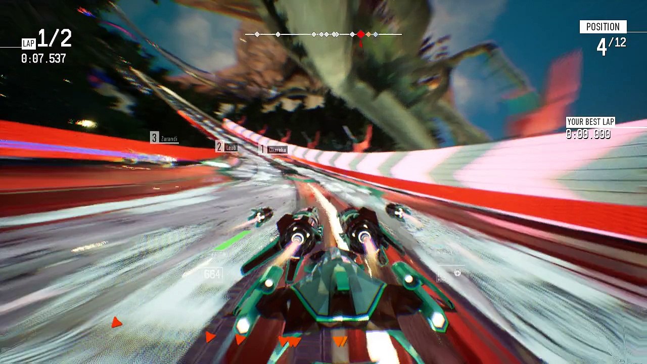 Redout: Giant tree, Lava, Forest and the Moon