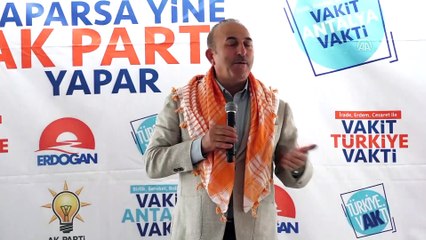 Çavuşoğlu: 'Sen kimden talimat alıyorsun da  mega projelerini iptal edeceğim diyorsun'' - ANTALYA