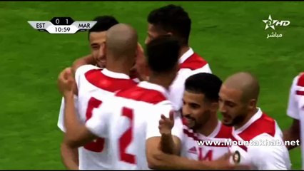 AYOUB EL KAABI VS ESTONIE تحركات أيوب الكعبي ضد إستونيا