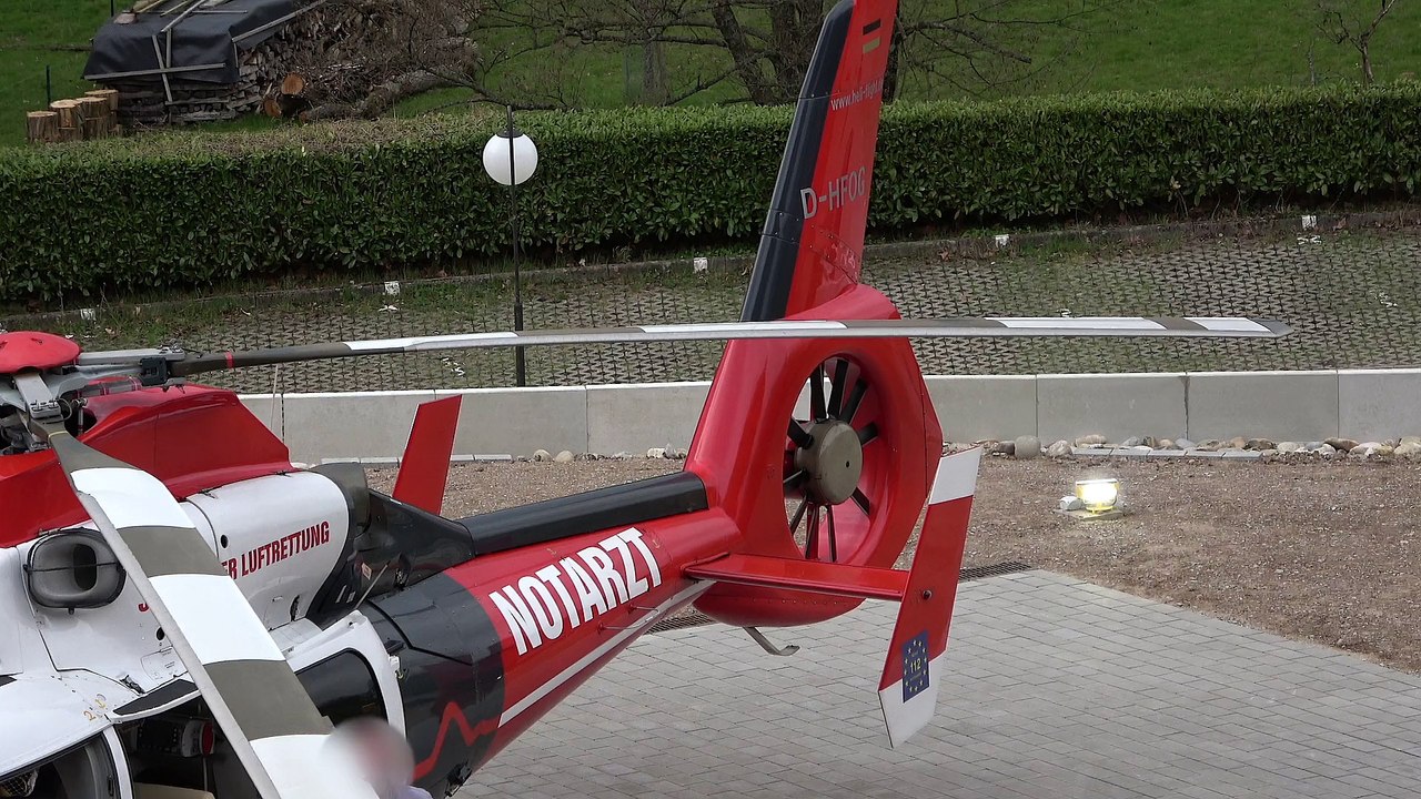 Dauphin Helicopter D-HFOG Engine Start & Take Off