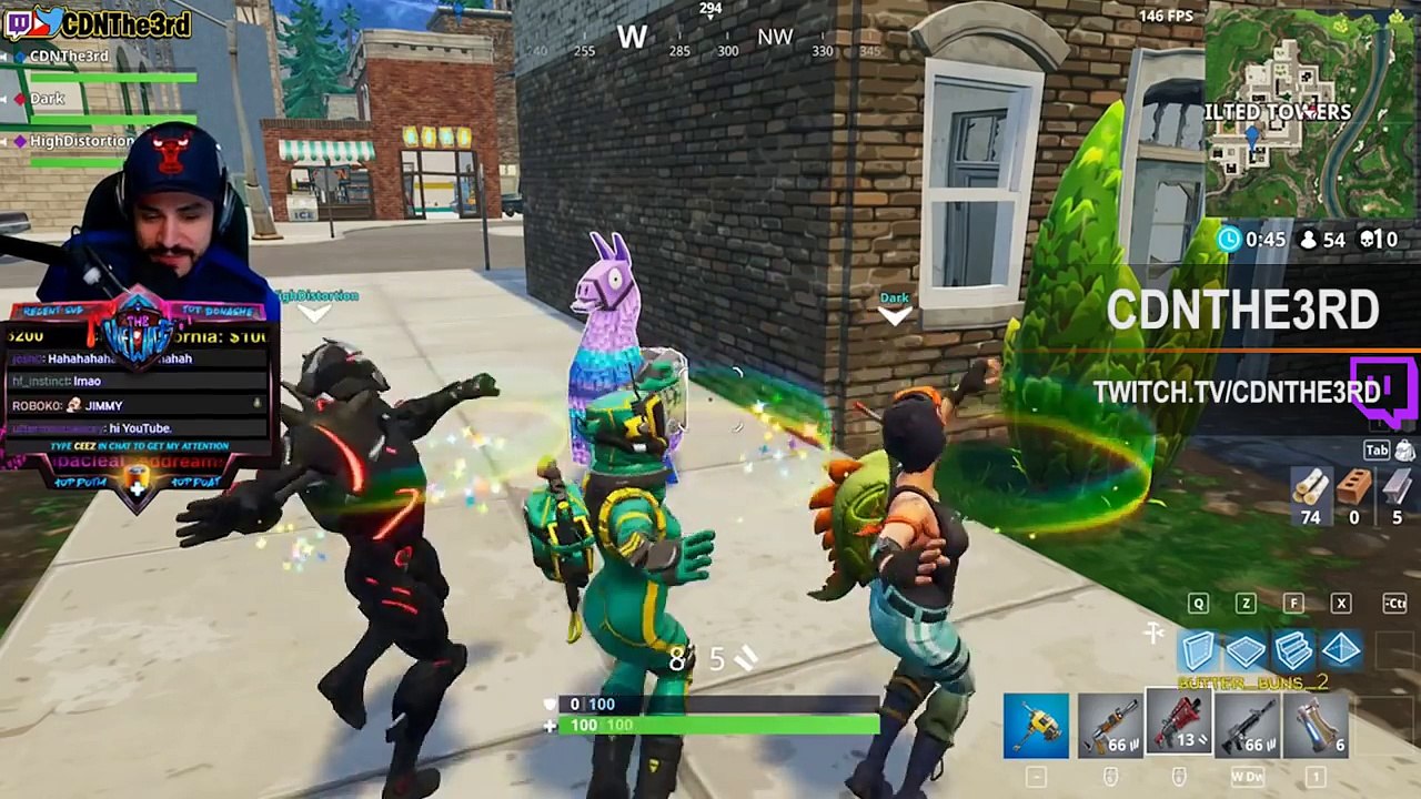 CDNThe3rd, Dakotaz And HighDistortion Attempt The Star Power Challenge - Fortnite Highlights