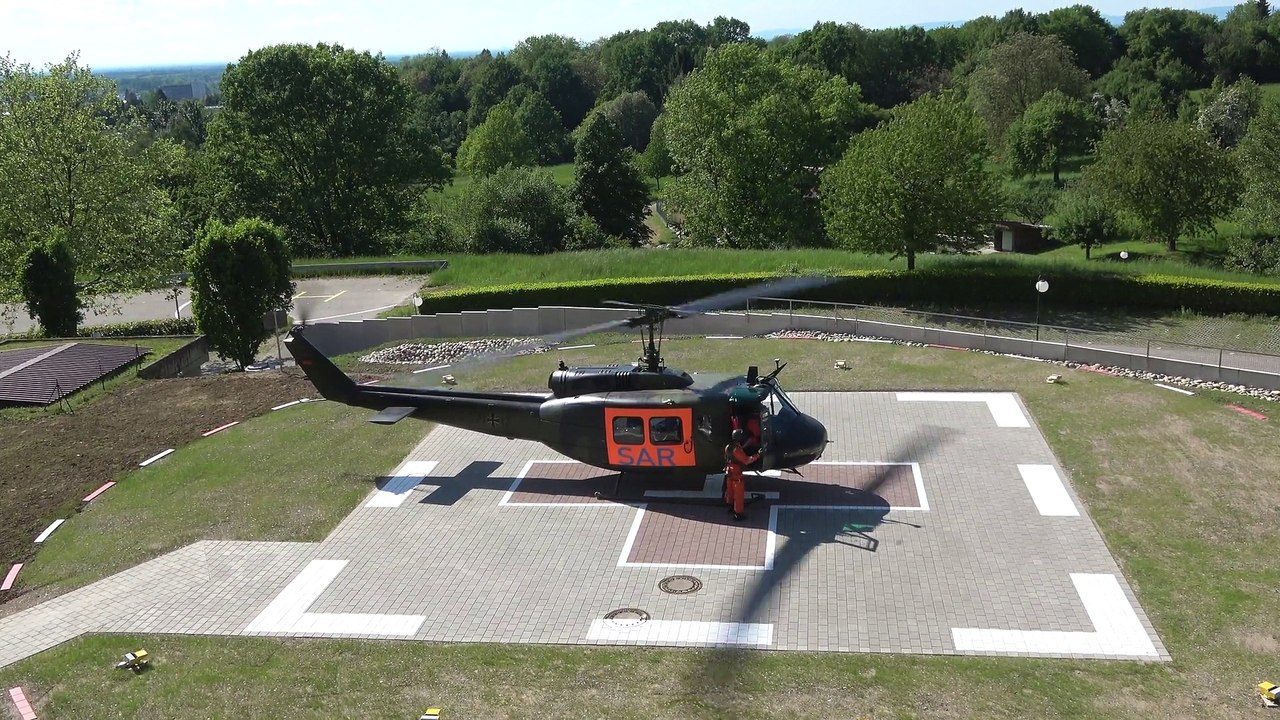 SAR Bell UH-1D Take Off