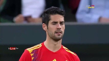 ملخص مباراة تونس واسبانيا  2018-06-10 مباراة ودية