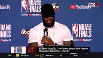 LeBron James entire postgame press conference after Cavs get swept by Warriors in NBA Finals