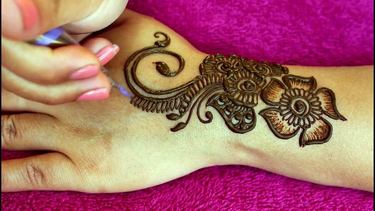 Back Hand Latest Mehndi Design  (full hd)