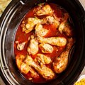 Slow Cooker Buffalo Ranch Drumsticks! If you love spicy, then you will love these drumsticks. See the recipe here: