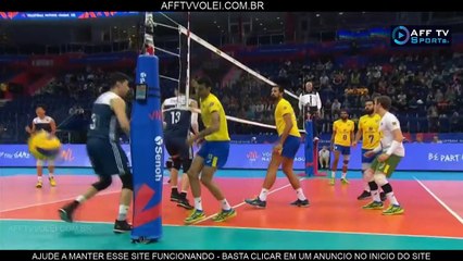 2º SET - BRASIL x CHINA – LIGA DAS NAÇÕES MASCULINA – 10/06/2018