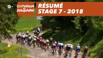 Résumé - Étape 7 (Moûtiers / Saint-Gervais Mont Blanc) - Critérium du Dauphiné 2018