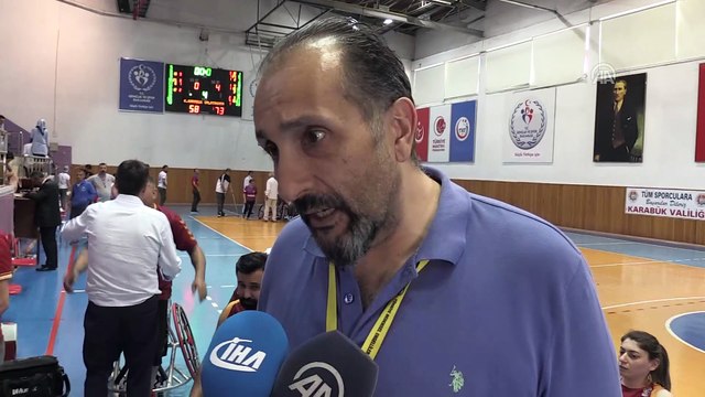Tekerlekli Sandalye Basketbol Süper Lig play-off maçının ardından - KARABÜK