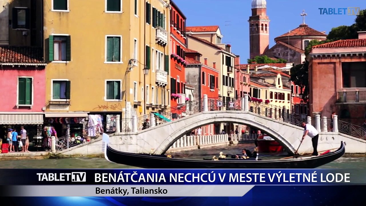 Benátčania protestujú proti veľkým výletným lodiam
