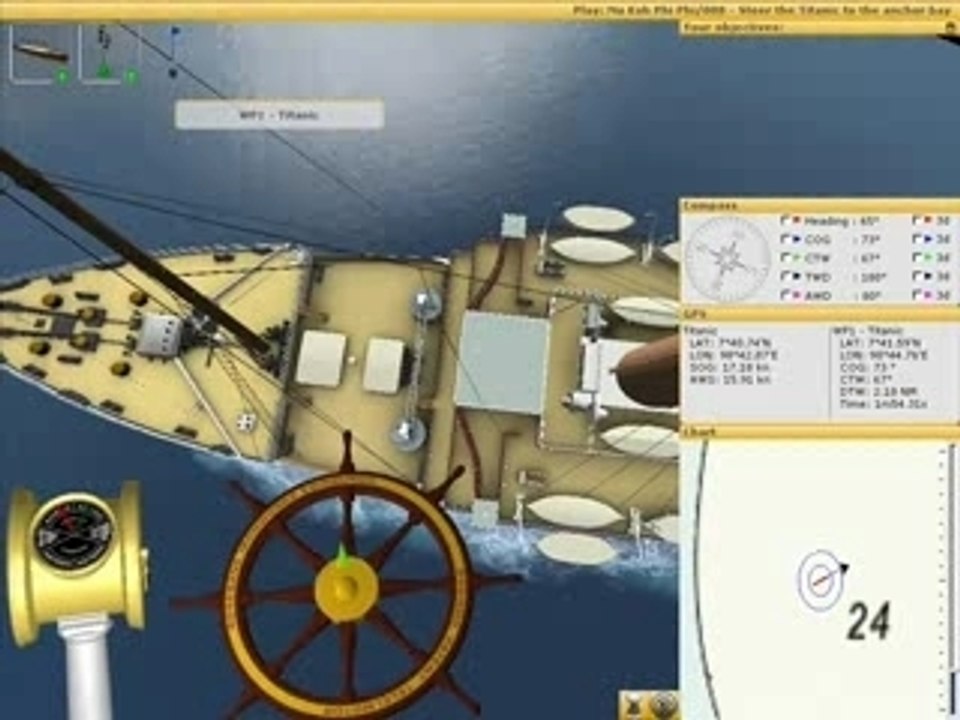 Titanic ship simulator