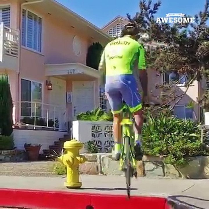Fearless cycling skills by Abbombazza 100% Brumotti! People are awesome