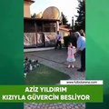 Aziz Yıldırım kızıyla emekliliğin tadını çıkarıyor