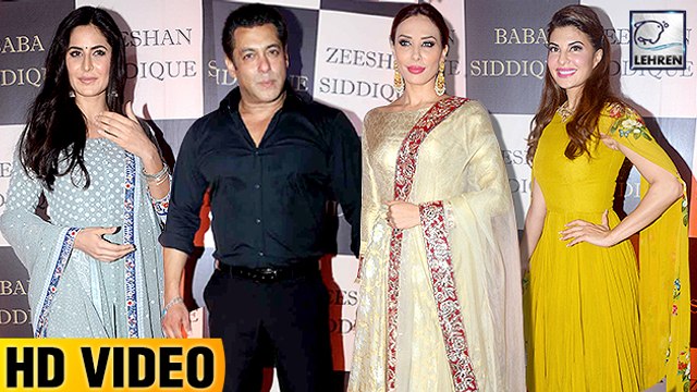 Salman Khan With All His Heroines At Baba Siddique Iftar Party 2018