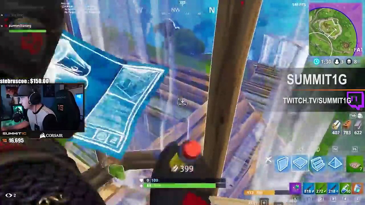 Ninja Fights To Get The New Legendary Burst And Dakotaz Finds Apples - Fortnite Highlights