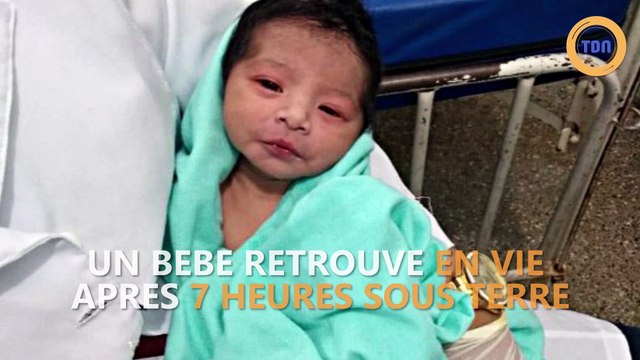 Il retrouve un bébé enterré vivant