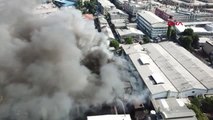 Davutpaşa Fabrika Yangınının Havadan Görüntüleri Hd 3