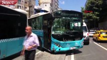 Şişli'de 3 Özel Halk Otobüsü çarpıştı: 6 Yaralı