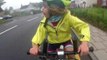 Child Cyclist Gives Thumbs-Up to Courteous Truck Driver
