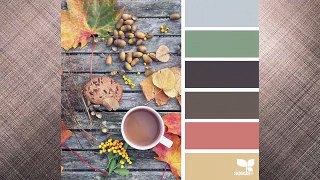Inspiring color palettes - Warm shades of autumn in a modern interior - dream home ideas