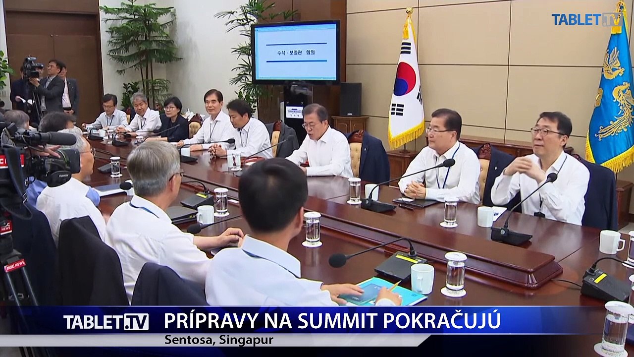 V Singapure sa začali posledné prípravy na summit Trumpa s Kim Čong-unom