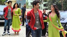Jhanvi Kapoor looks like a fairy in Lime Green Anarkali at Dhadak trailer launch | FilmiBeat