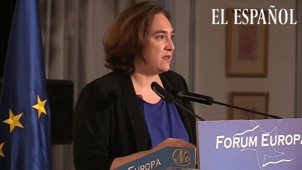 Ada Colau ofrece Barcelona a los migrantes del barco Aquarius